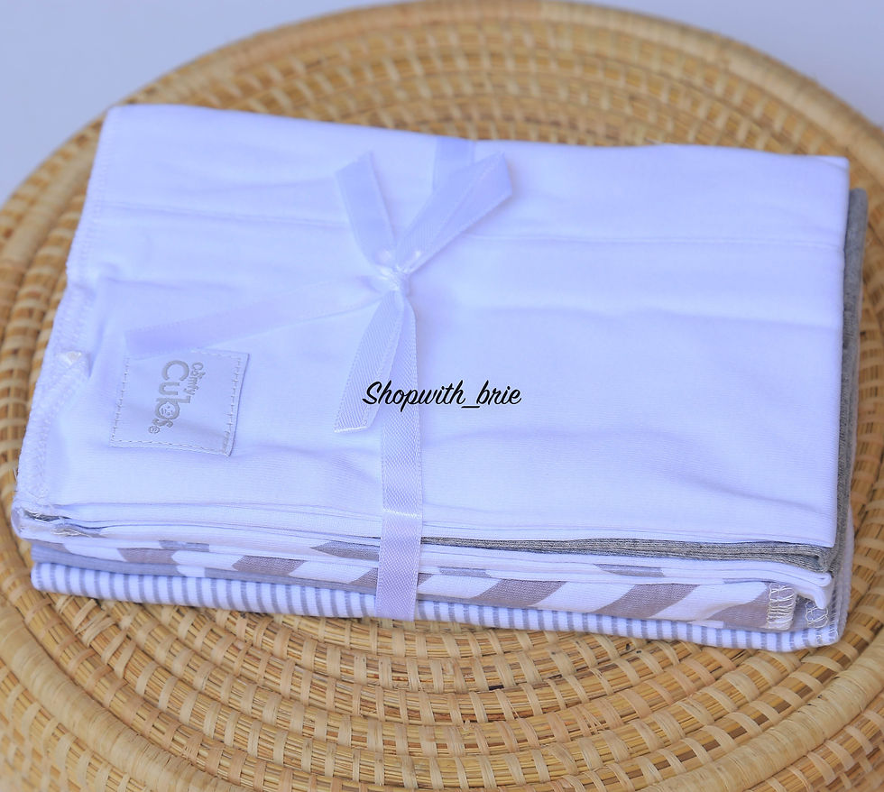 6 Pack Baby Burp Cloths