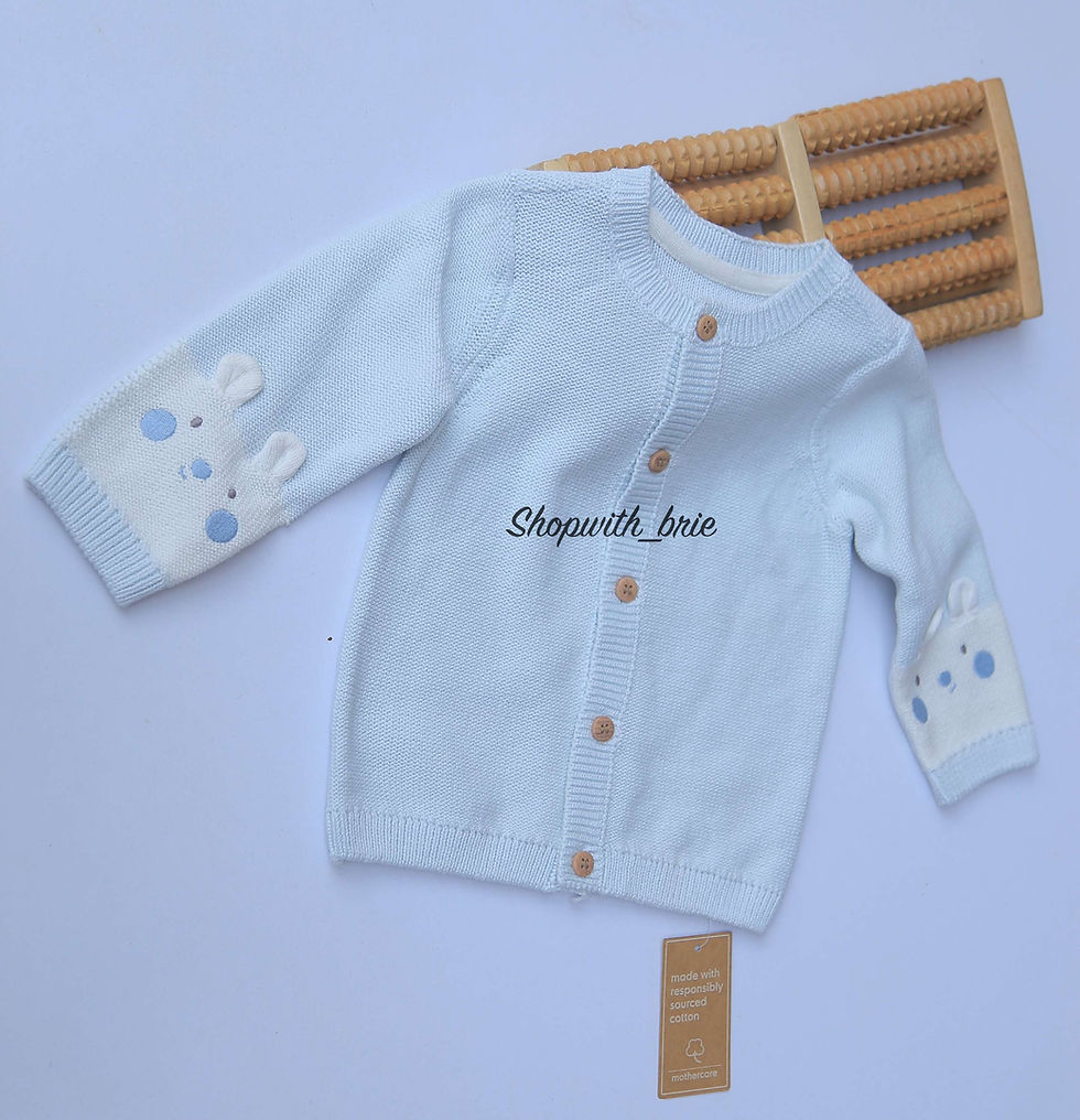 MotherCare Button-Up Knitted Sweater 