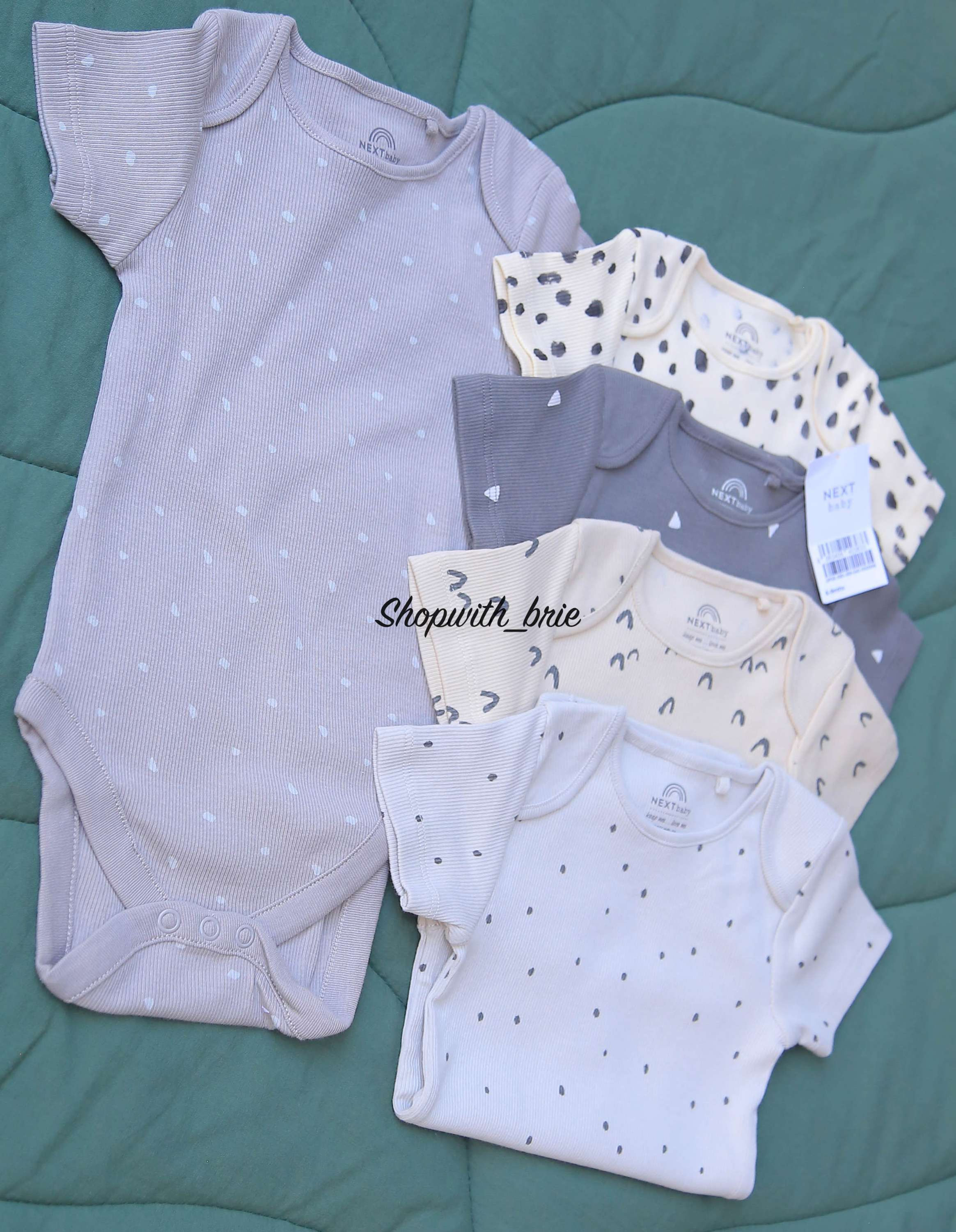 Next 5 Pack Short Sleeved Bodysuits 