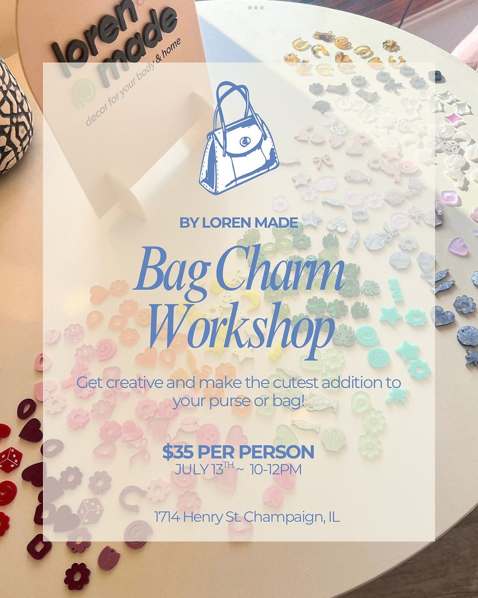 Kimble Cafe x Loren Made Bag Charm Workshop 