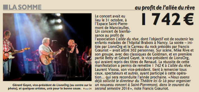 Concert Mancieulles