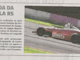 Jornal O Pioneiro de Caxias destaca Fórmula RS nesta quarta-feira