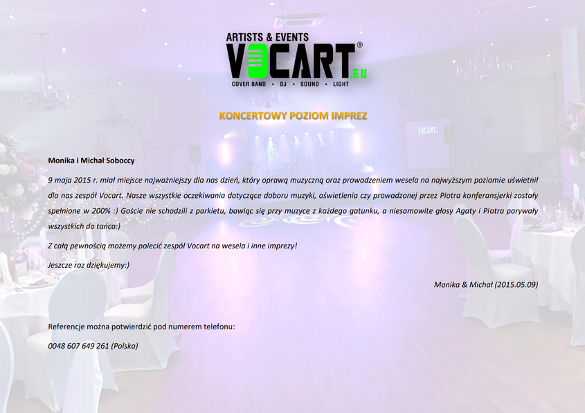 VOCART - Referencje - 2015.05.09 - Monik