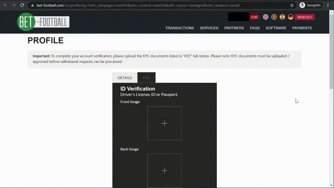 KYC bet-football orbitx
