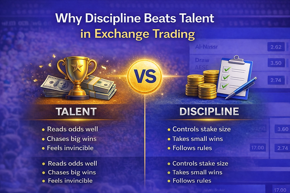Betting - Why Discipline Beats Talent in Exchange Trading