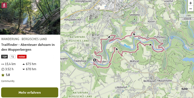 Trailfinder - Abenteuer dahoam in den Wupperbergen