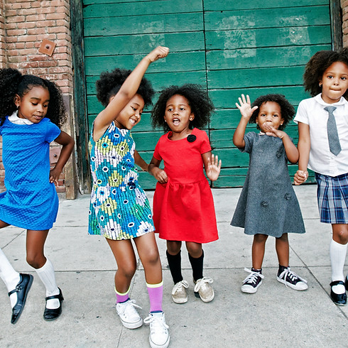 African American Kids Dancing