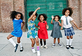 African American Kids Dancing