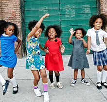 African American Kids Dancing