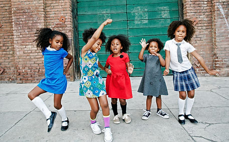 African American Kids Dancing