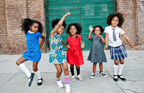 African American Kids Dancing