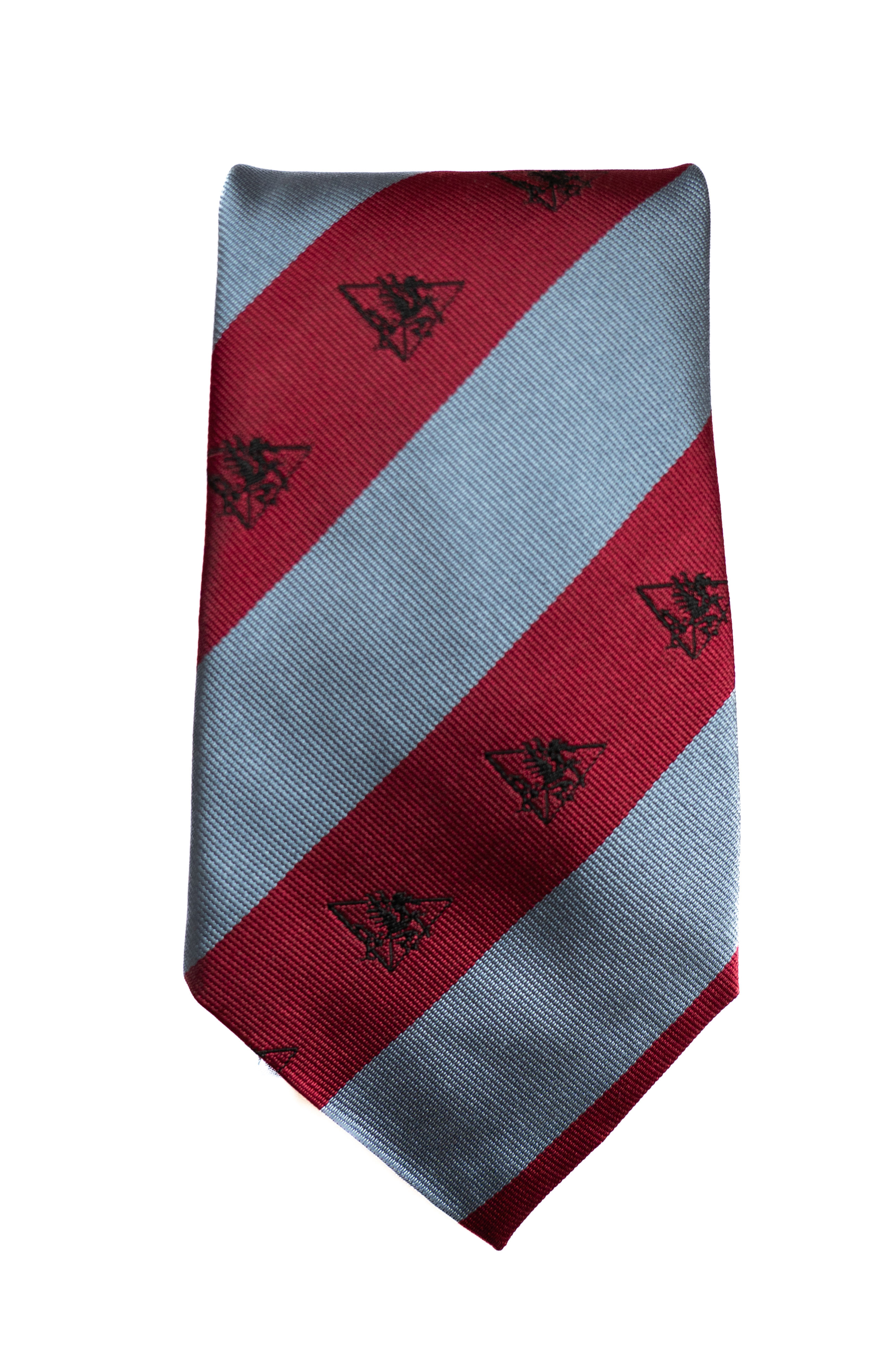 14SR Red & Blue Stripe Tie
