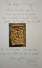 Dédicace de Nathalie Beauvais pour Philippe et Magali Larboulette
