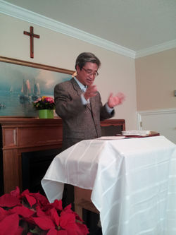 목사님 설교 (이창한 집사님댁에서 예배드릴때)