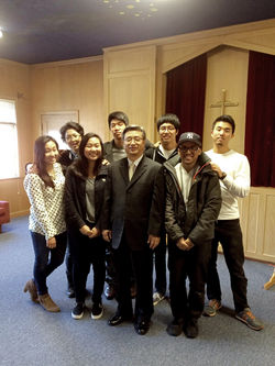 수련회 가기전 청년들과