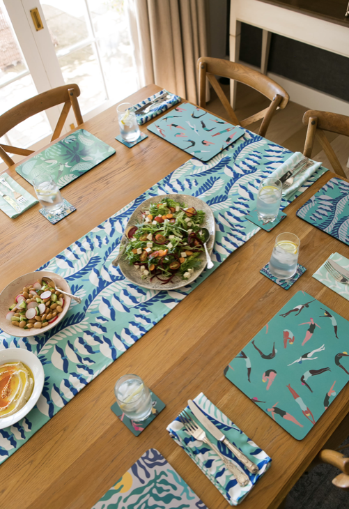 Miniatura: Ocean Sway (sand on aqua) Runner