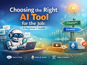 Choosing the Right AI Tool for the Job: A Beginner’s Guide