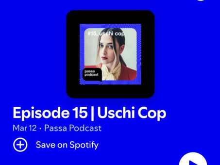 Aflevering 15 van de Passa Podcast over schrijven en de schrijfwetten, Uschi Cop Dodeman