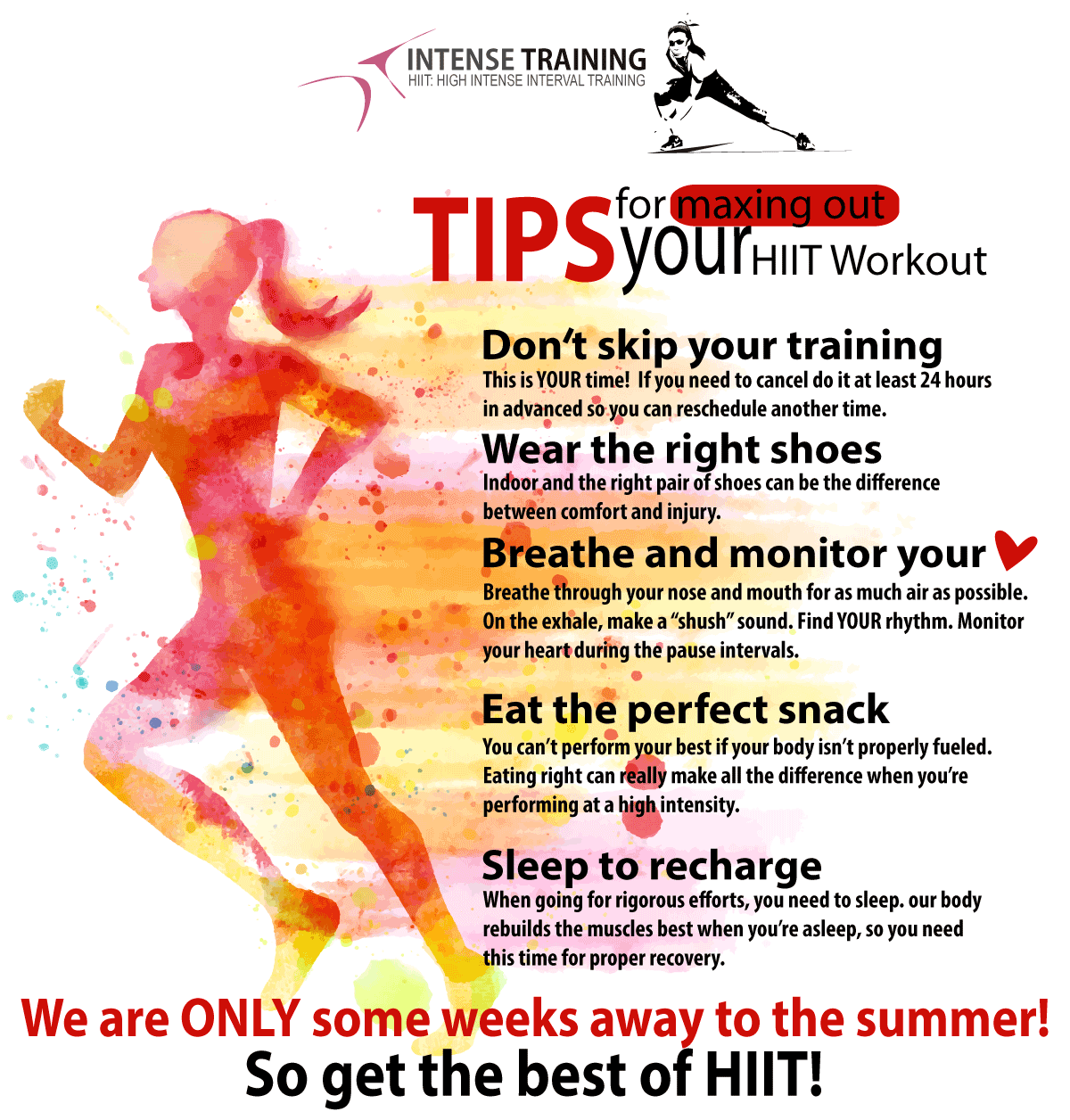TIPS for maxing out YOUR HIIT workout