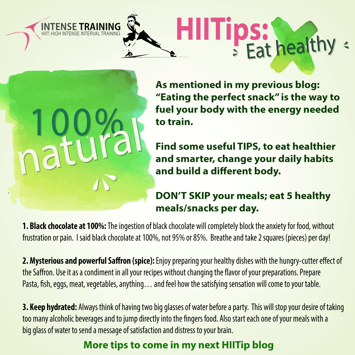 HIITips Eat Healthy