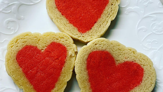 Valentine's Slice and Bake Cookies