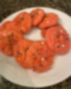 Strawberry Cake Mix Cookies