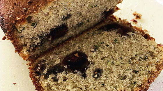 Zucchini Blueberry Bread