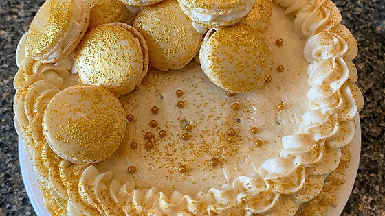 "Golden Birthday" Cake