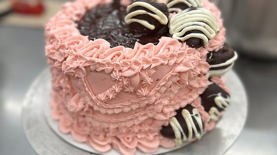 Chocolate Covered Strawberry Cake