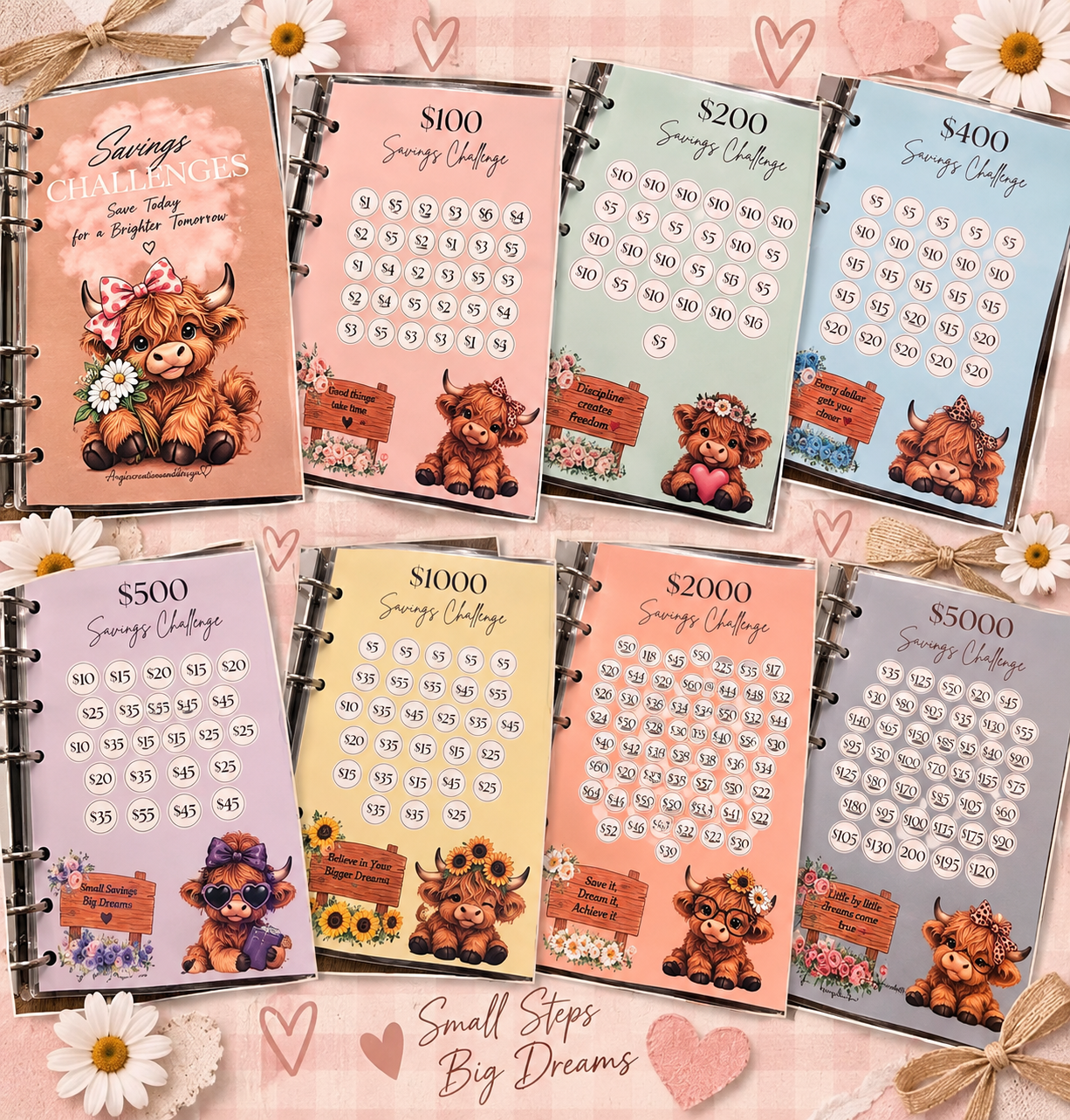 Savings Challenges Binder