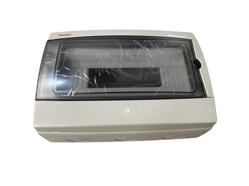 Caja sobreponer p/flipones 12 polos con tapa IP65
