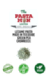 Fresh Organic Green Pea Casarecce 250g.
