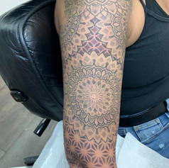 Traditional tribal tattoo