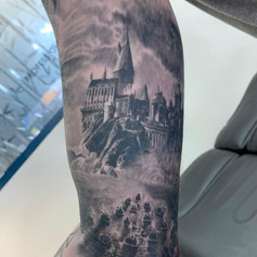 Tattoo of Hogwarts