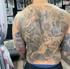 Complex Back Tattoo