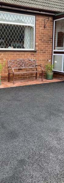 Tarmacadam Driveway in front of house