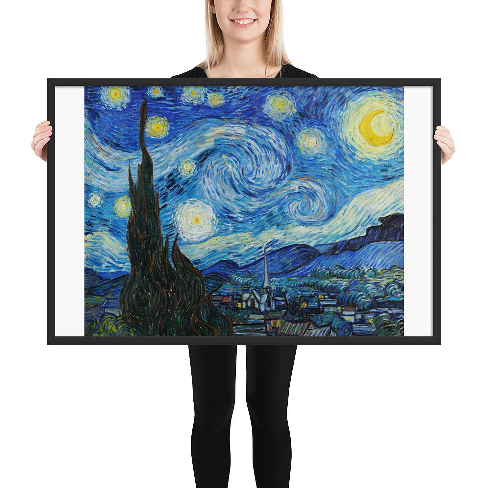 Thumbnail: Starry Night, Vincent Van Gogh (1889)