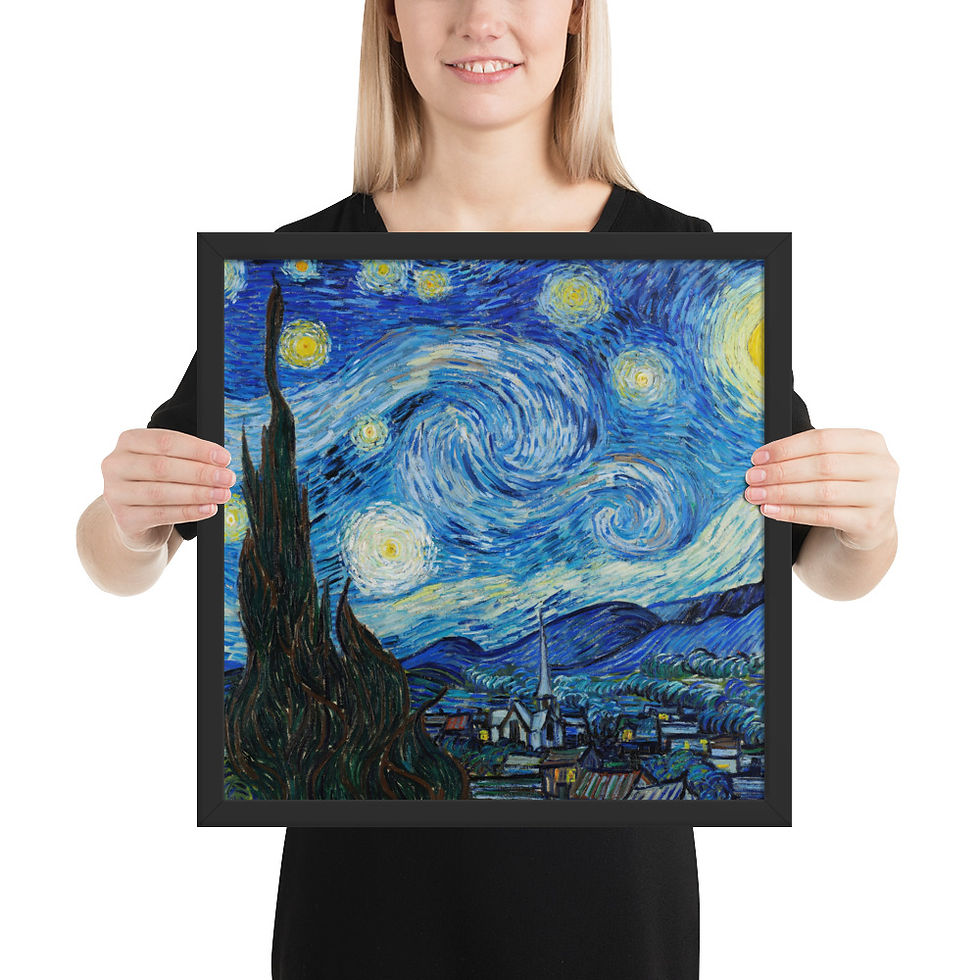 Thumbnail: Starry Night, Vincent Van Gogh (1889)