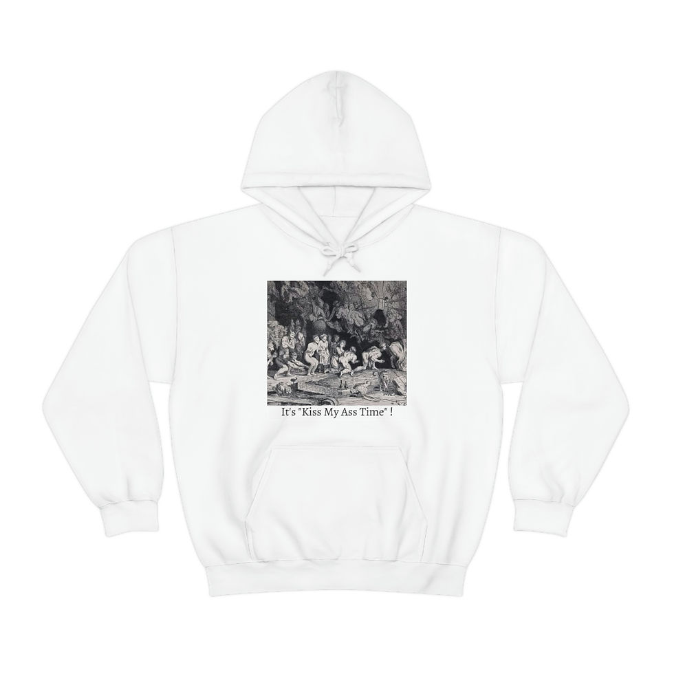 Thumbnail: Kiss My Ass Time ! Unisex Heavy Blend™ Hooded Sweatshirt