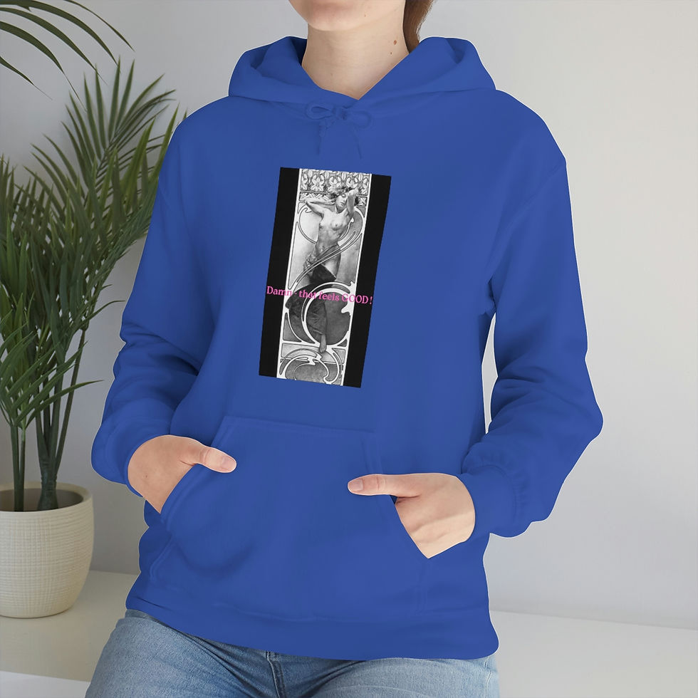 Thumbnail: Damn That Feels GOOD ! Unisex Heavy Blend™ Hooded Sweatshirt