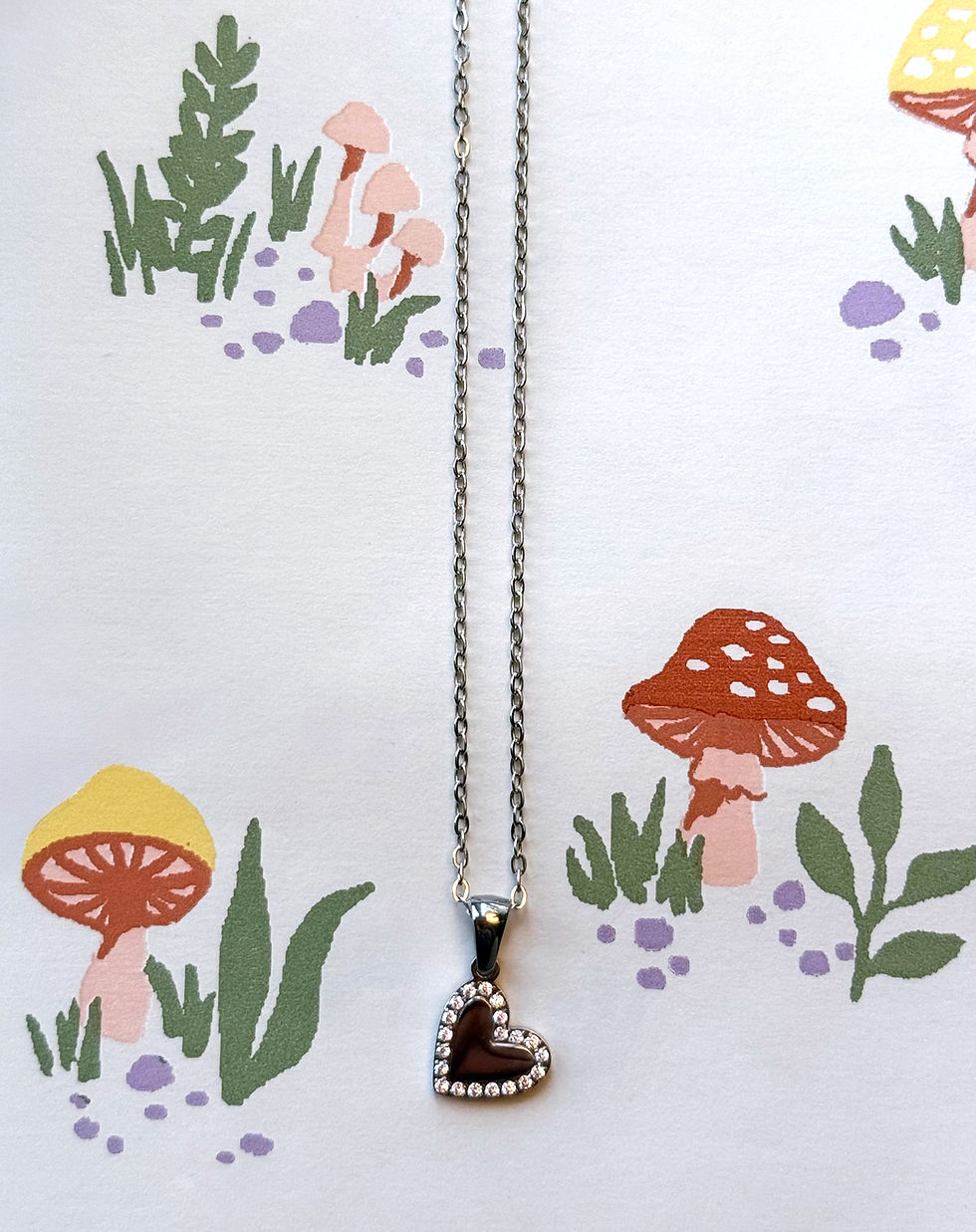 Thumbnail: The Rhinestone Heart Necklace