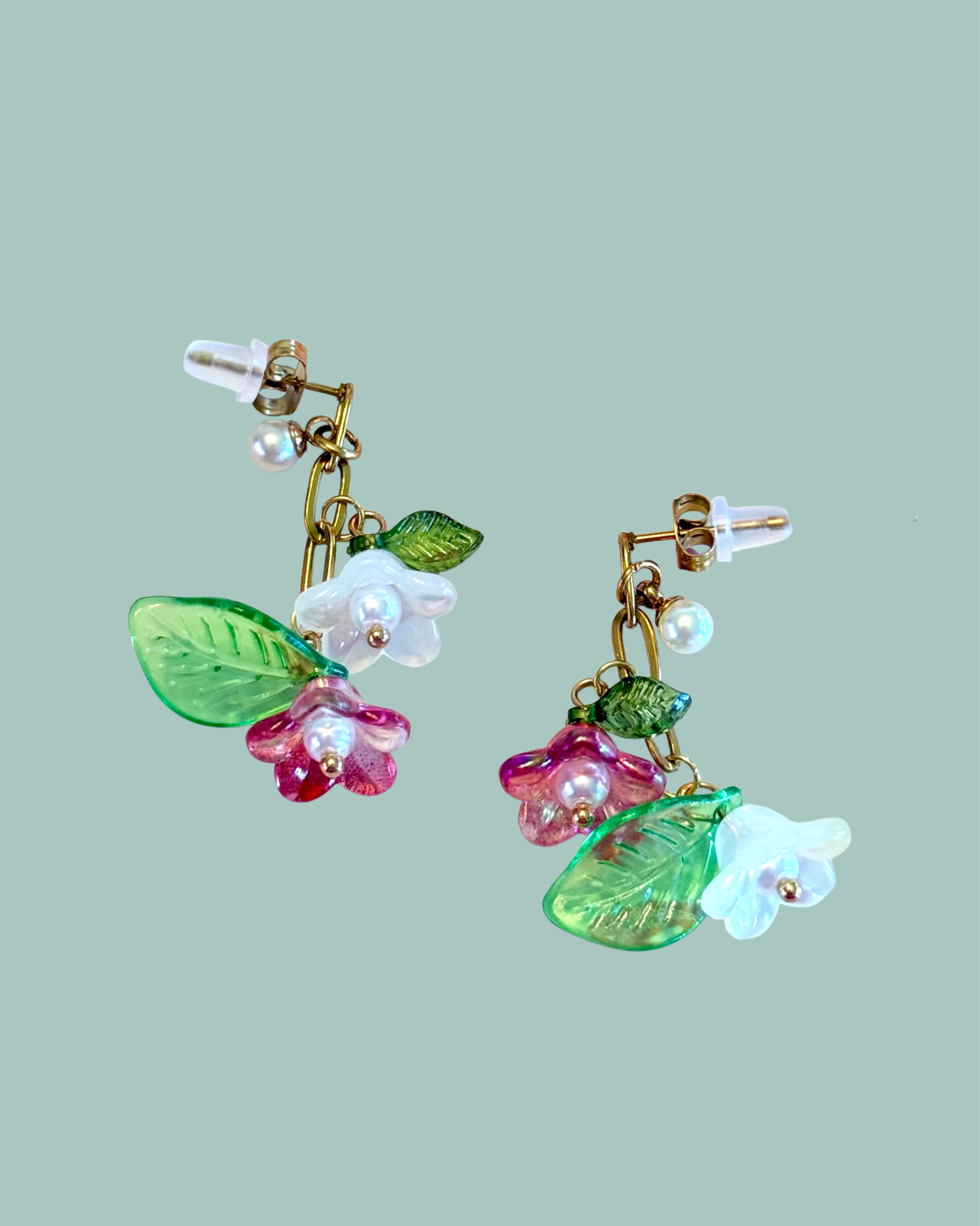 The Paperclip Flower Earrings
