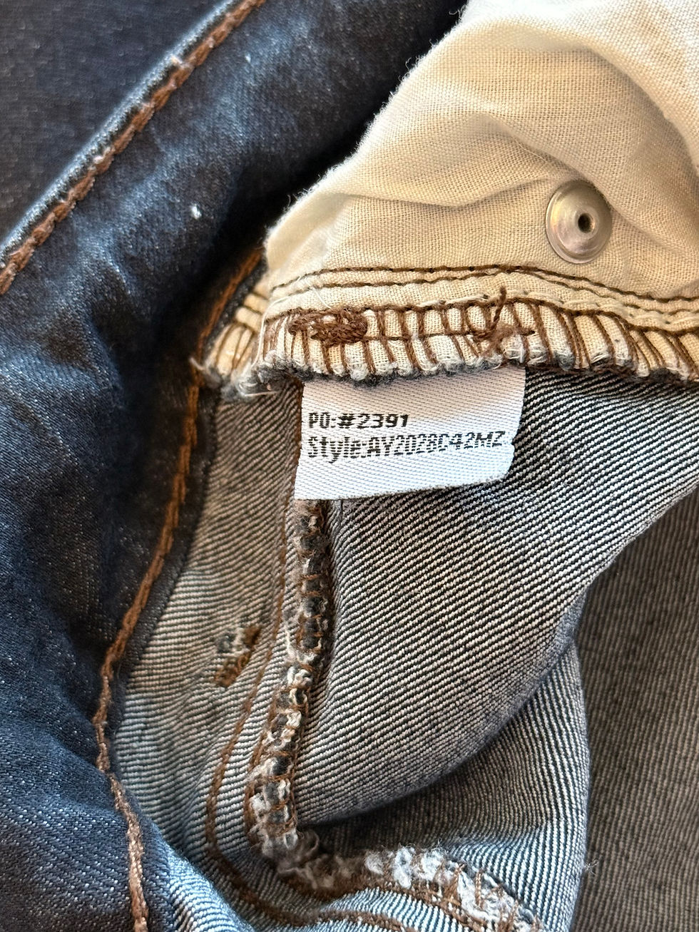 Thumbnail: Indigo Rein “Forever” Y2K Cuffed Denim Capris