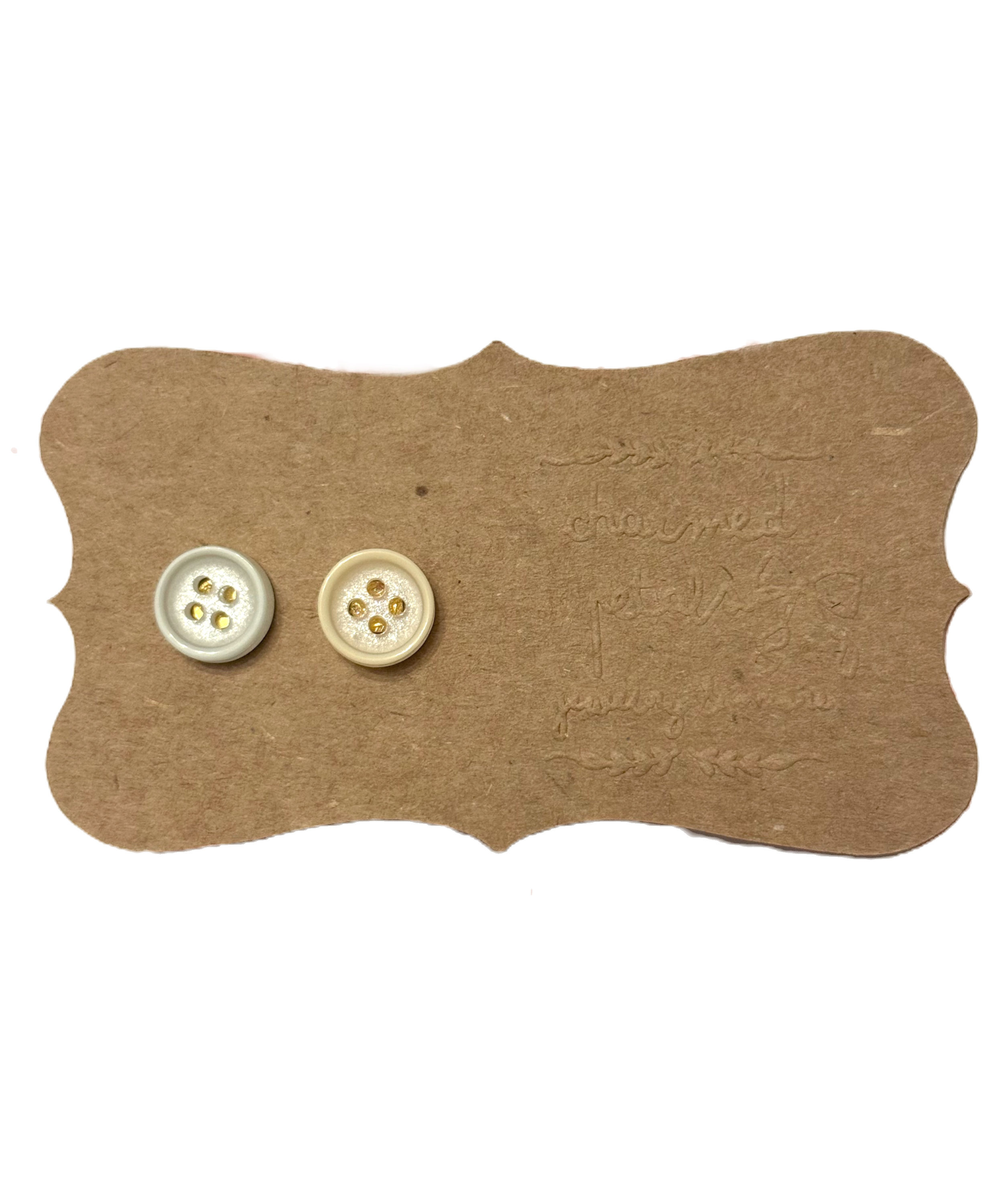 The Sparkle Button Studs