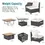 Thumbnail: 7-Piece Rattan Garden Sofa Set with Storage