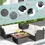 Thumbnail: 7-Piece Rattan Garden Sofa Set with Storage