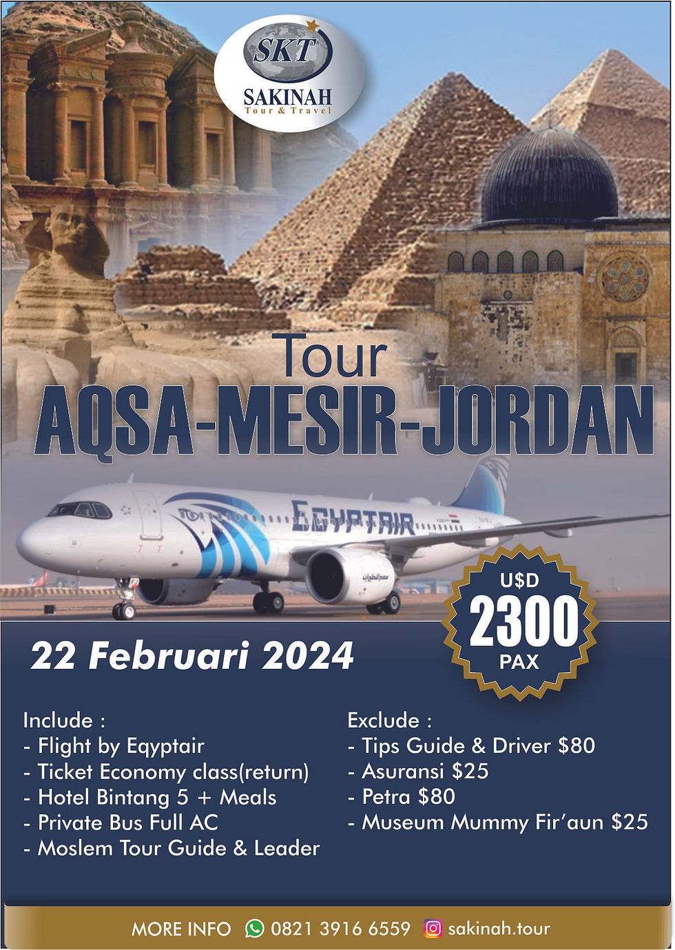 tOUR AQSA MESIR JORDAN