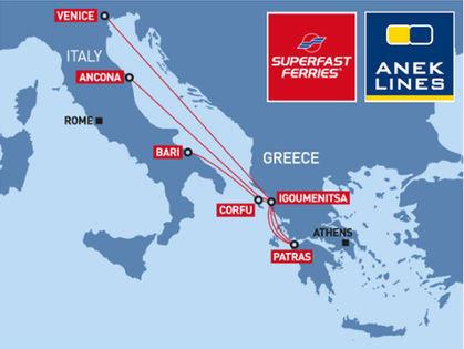 Ferry travel guide from Italy to Greece