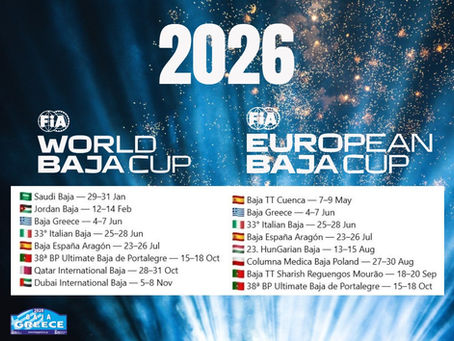 FIA revealed 2026 World and European Baja Cups
