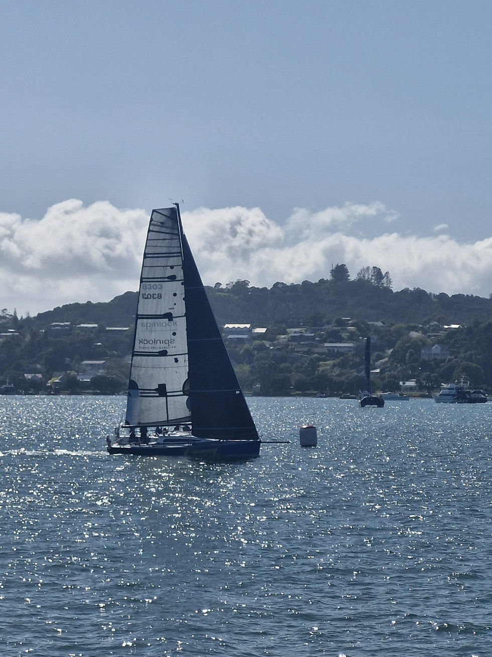 Frenzy crosses the finish line at 1011 hrs.